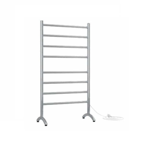Thermogroup 240Volt Straight Round Free-Standing Heated Towel Rail