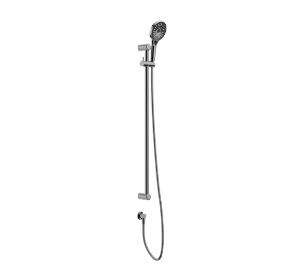 NRO004CH Care Chrome 25mm Grab Rail and Adjustable Shower Rail Set 900mm
