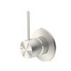 NRO21911BBN-1-1024×947 NR 2219-11B-BN Brushed Nickel 80mm Handle Up Plate Shower Mixer