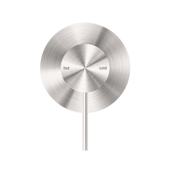 NRO21911BN Brushed Nickel 80mm Plate Shower Mixer