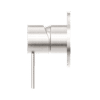 NRO21911BN Brushed Nickel 80mm Plate Shower Mixer