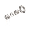 NRO21911BN Brushed Nickel 80mm Plate Shower Mixer