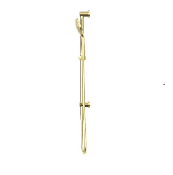 NRO221905ABG Brushed Gold Round Shower Rail with Air Shower