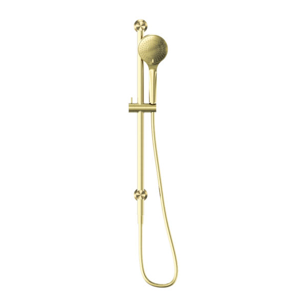 NRO221905ABG Brushed Gold Round Shower Rail with Air Shower