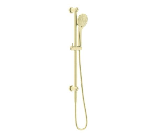 NRO221905ABG Brushed Gold Round Shower Rail with Air Shower