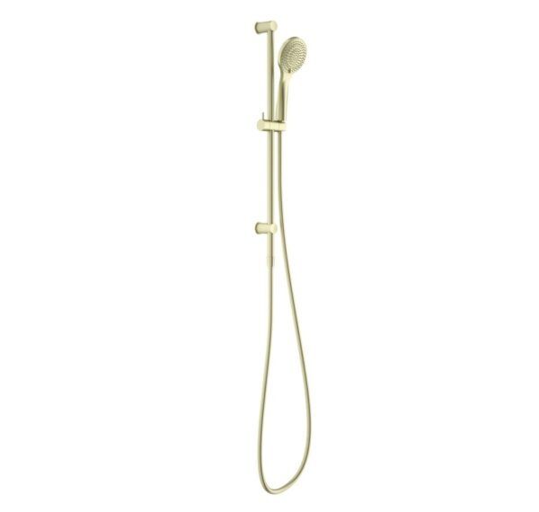 NRO251905ABG Brushed Gold Round Shower Rail with Air Shower