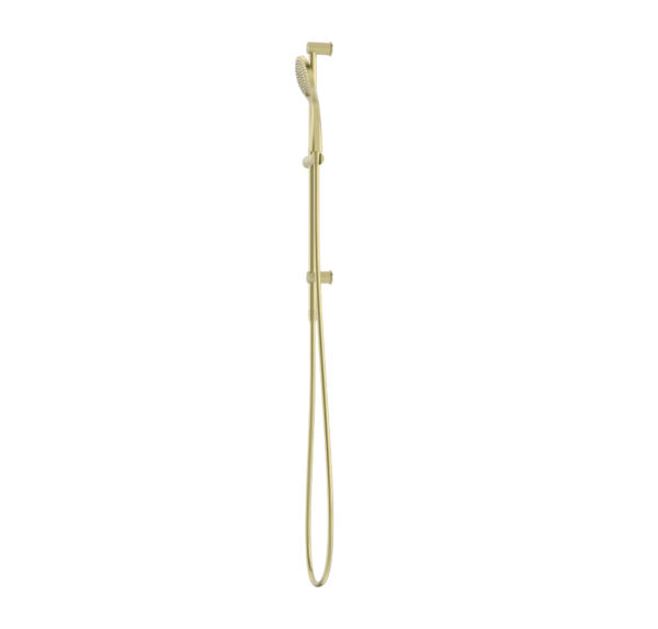 NRO251905ABG Brushed Gold Round Shower Rail with Air Shower