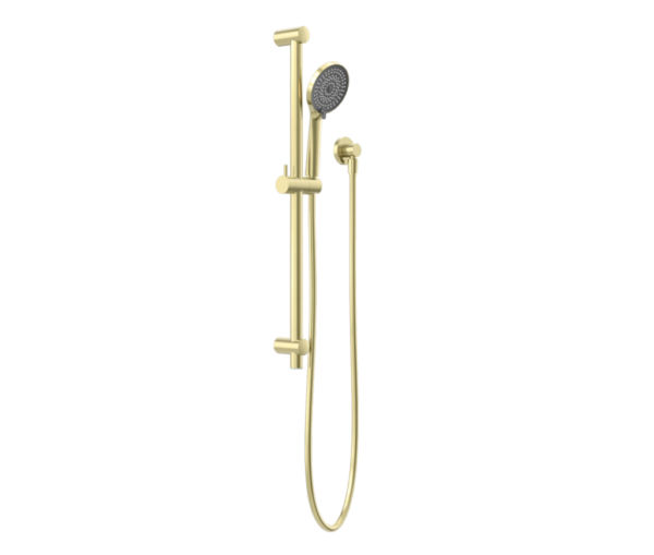 NRO318BG Brushed Gold Round Project Shower Rail