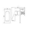 NRO321511GM Gun Metal Shower Mixer