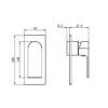 NRO321511GM Gun Metal Shower Mixer