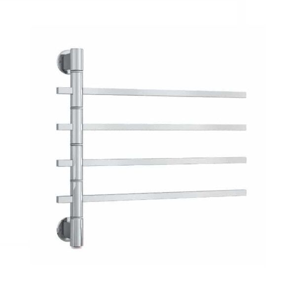 Thermogroup 240Volt Straight Square Swivel Heated Towel Rail