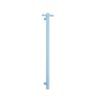 Thermogroup 12V Horizon Blue Straight Round Vertical Single Heated Towel Rail 900mm