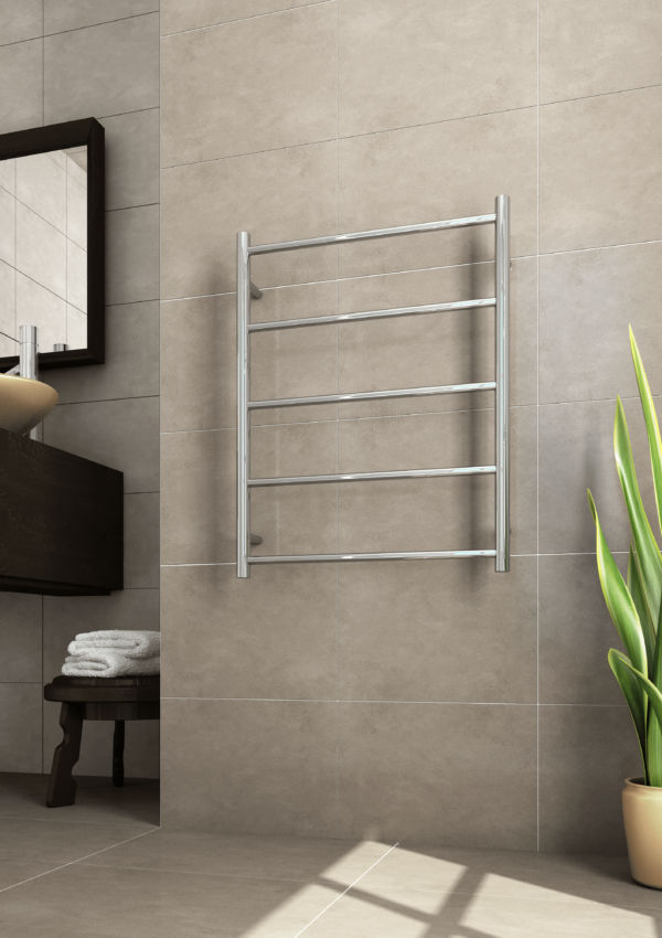 Thermogroup Straight Round Non-Heated Ladder Towel Rail