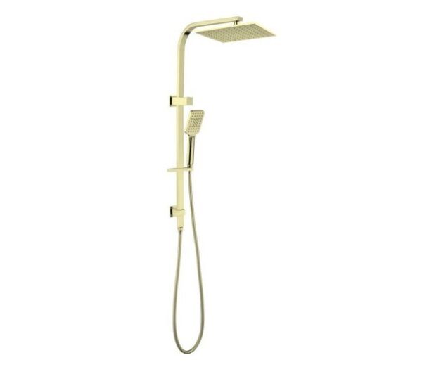 NRO301505CBG Brushed Gold Round Twin Shower Rail