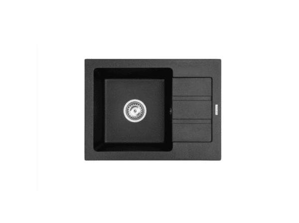 BV-6244BLK Black Single Bowl Kitchen Sink 620x440mm