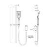 FNZ444116UB-3 FNZ444116UB Urban Brass Shower Rail