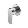 NRO01311DCH NR 3013-11D-CH Chrome 80mm Round Plate Shower Mixer