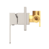 NRO01509BN-1 NR 315-09-BN Square Brushed Nickel Shower Mixer