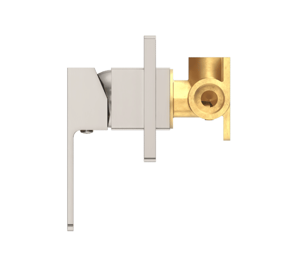 NR 315-09-BN Square Brushed Nickel Shower Mixer