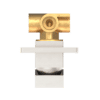 NRO01509BN-2 NR 315-09-BN Square Brushed Nickel Shower Mixer