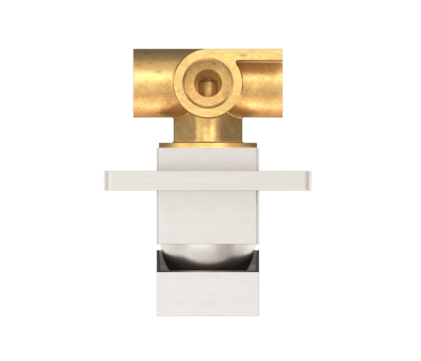 NR 315-09-BN Square Brushed Nickel Shower Mixer