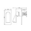 NRO21511BN-3 NRO21511BN Brushed Nickel Shower Mixer