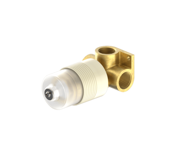 NRO21511DBG Brushed Gold 80mm Plate Shower Mixer