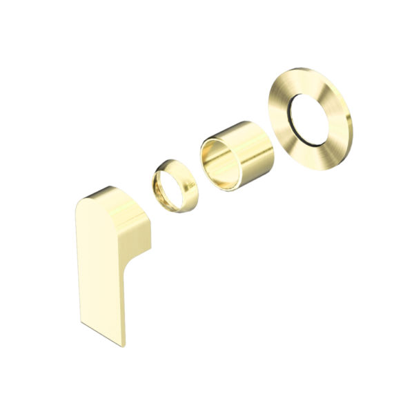 NRO21511DBG Brushed Gold 80mm Plate Shower Mixer
