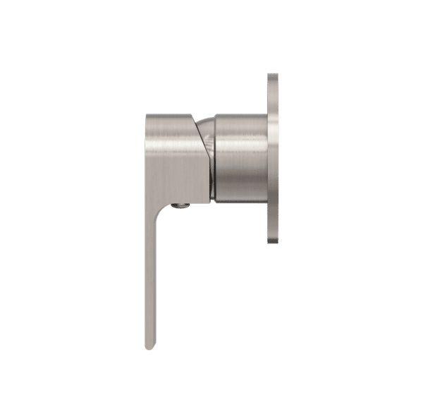 NRO21511DBN Brushed Nickel 80mm Plate Shower Mixer