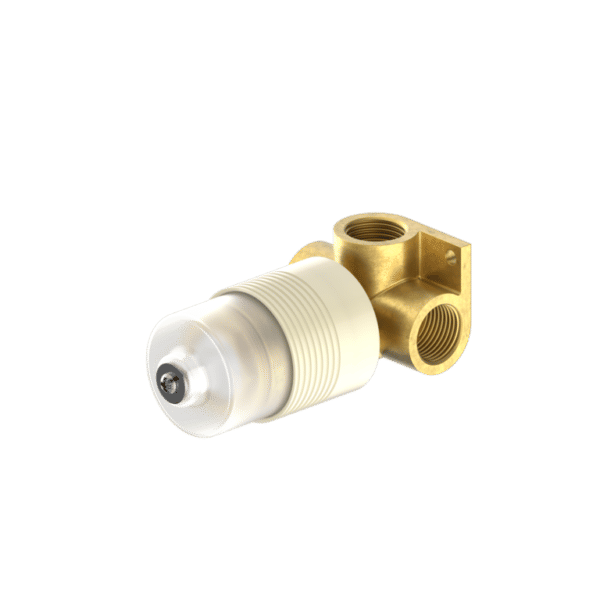 NRO21511DBN Brushed Nickel 80mm Plate Shower Mixer