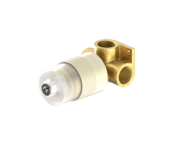NRO21511DCH Chrome 80mm Plate Shower Mixer