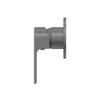 NRO21511DGM Gun Metal 80mm Plate Shower Mixer