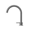 NRO21901BGM Gun Metal Hob Basin Mixer Round Swivel Spout