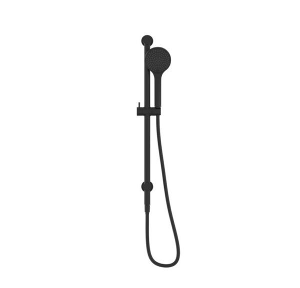 NRO21905AMB Matt Black Shower Rail with Air Shower