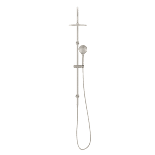 NRO21905BBN Brushed Nickel Twin Shower Rail with Air Shower