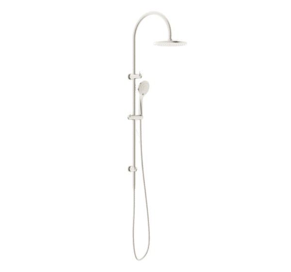NRO21905BBN Brushed Nickel Twin Shower Rail with Air Shower