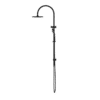 NRO21905BMB-1 NRO21905BMB Matt Black Twin Shower Rail with Air Shower