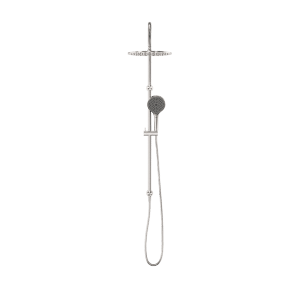 NRO21905HBN Brushed Nickel Twin Shower Rail with Air Shower II