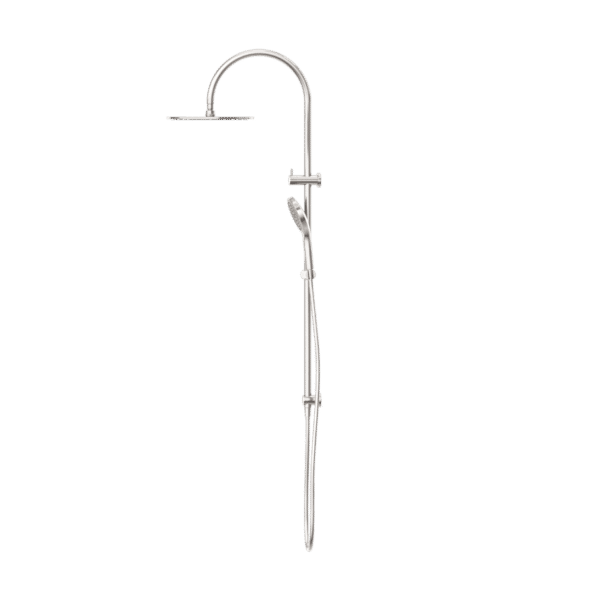 NRO21905HBN Brushed Nickel Twin Shower Rail with Air Shower II