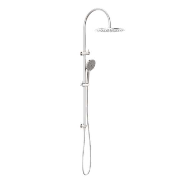 NRO21905HBN Brushed Nickel Twin Shower Rail with Air Shower II