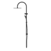 NRO21905HMB-2 NRO21905HMB Matt Black Twin Shower Rail with Air Shower II