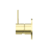NRO21911BBG-2 NRO21911BBG Brushed Gold Handle Up 80mm Plate Shower Mixer