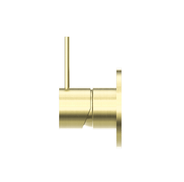 NRO21911BBG Brushed Gold Handle Up 80mm Plate Shower Mixer