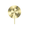 NRO21911BG Brushed Gold 80mm Plate Shower Mixer