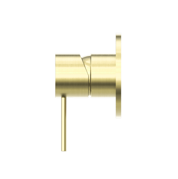 NRO21911BG Brushed Gold 80mm Plate Shower Mixer