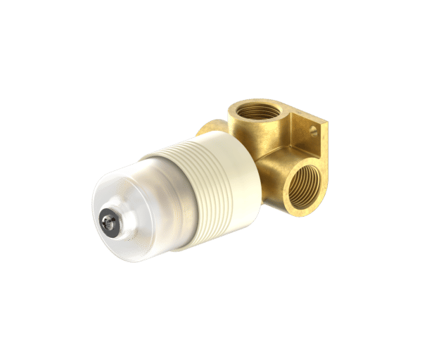 NRO21911BG Brushed Gold 80mm Plate Shower Mixer