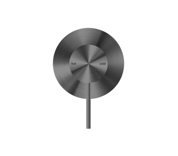 NRO21911GM Gun Metal 80mm Plate Shower Mixer