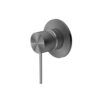 NRO21911GM Gun Metal 80mm Plate Shower Mixer
