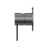 NRO21911GM Gun Metal 80mm Plate Shower Mixer