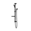 NRO315MB Matt Black Shower Rail